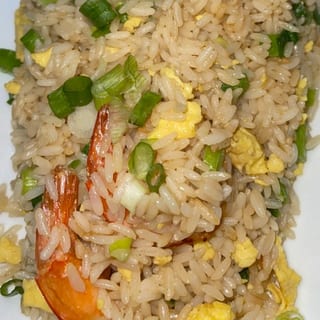 Peruvian Fried Rice Shrimp