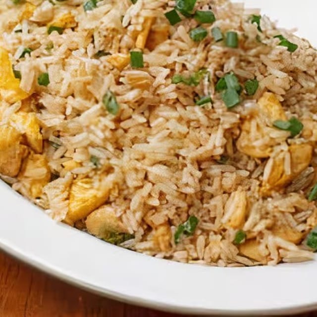 Peruvian Fried Rice Chicken.